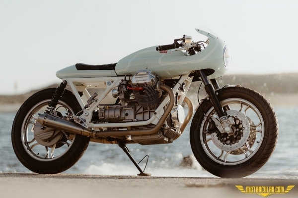 Moto Guzzi V1000 Custom: Celeste Green