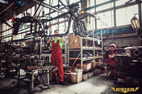 Ural Motosiklet Fabrikası'ndan Görüntüler