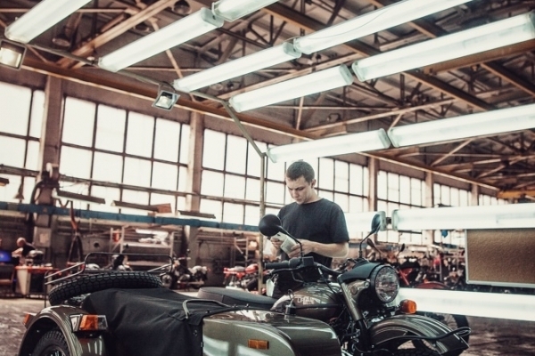 Ural Motosiklet Fabrikası'ndan Görüntüler