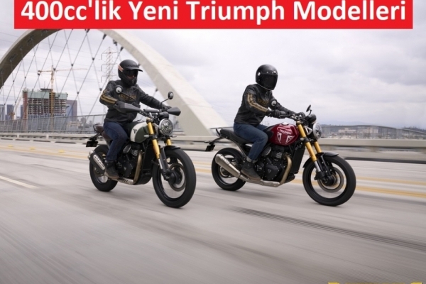 400cc'lik Yeni Triumph Speed ve Scrambler