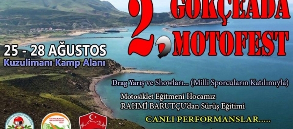 2. Gökçeada Motofest 25-28 Ağustos 2016