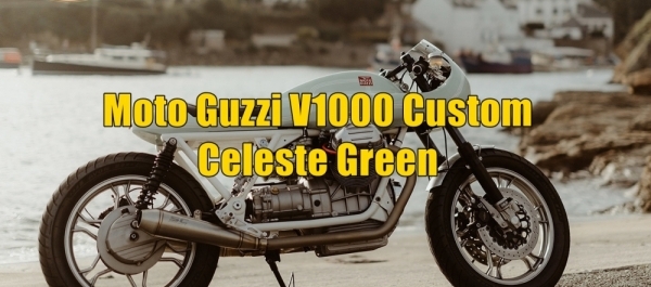 Moto Guzzi V1000 Custom: Celeste Green