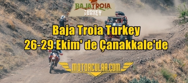 Baja Troia Turkey 26-29 Ekim' de Çanakkale'de