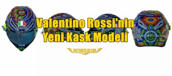 Valentino Rossi'nin Yeni Kask Modeli