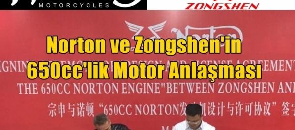 Norton ve Zongshen'in 650cc'lik Motor Anlaşması