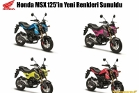 Honda MSX 125'in Yeni Renkleri Sunuldu