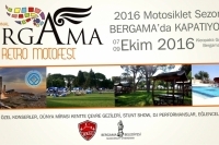 1. International Bergama Retro Motofest, Bergama 7-9 Ekim 2016