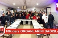 10Riders Organlarını Bağışladı