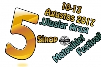 5. Uluslararası Sinop Motosiklet Festivali 10-13 Ağustos 2016