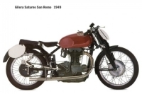  Tek Silindir  500 cc  Gilera  Saturno - 1949