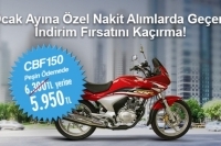 Honda CBF 150 Nakit Alım Kampanyası