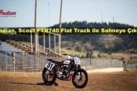 Indian Scout FTR740 Flat Track Yarış Motosikleti Sahneye Çıktı