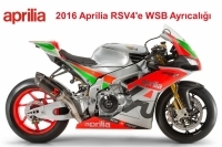 2016 Aprilia RSV4'e WSB Ayrıcalığı