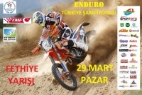 2015 Türkiye Enduro Şampiyonası 29 Mart Pazar günü Fethiye'de koşulacak.