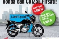 Honda'dan CB125E Fırsatı!