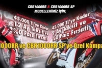 CBR1000RR ve CBR1000RR SP'ye Özel Kampanya