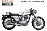 Ducati-450Desmo Silver Shotgun - 1971