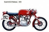Ducati GS125 Marianna - 1954