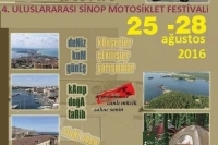 4. Uluslararası Sinop Motosiklet Festivali  25-28 Ağustos 2016