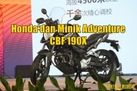 Honda'dan Minik Adventure Modeli: CBF190X