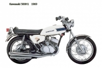 Kawasaki 500H1 - 1969