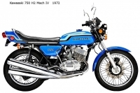 Kawasaki 750 H2 MachIV - 1972