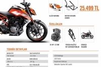 KTM Duke 250 Aksesuar Hediyeli