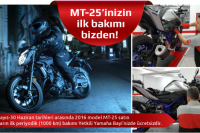 MT-25'inizin İlk Bakımı Yamaha'dan!