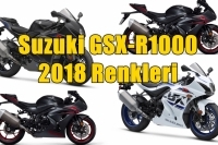 Suzuki GSX-R1000'in 2018 Renkleri