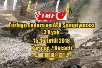 Türkiye Enduro ve ATV Şampiyonası 2018 3.Ayak