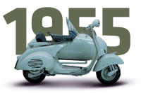 Vespa 150 side car - 1955