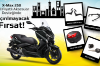 X-Max 250 Özel Fiyatlı Aksesuar Desteği