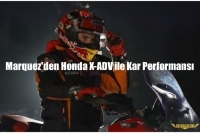 Marquez'den Honda X-ADV ile Kar Performansı