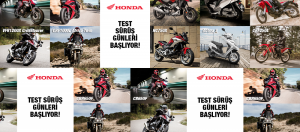 Honda Motosiklet Modelleri Türkiye Turu'na Çıkıyor