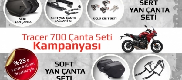 Yamaha Tracer 700 Çanta Seti Kampanyası