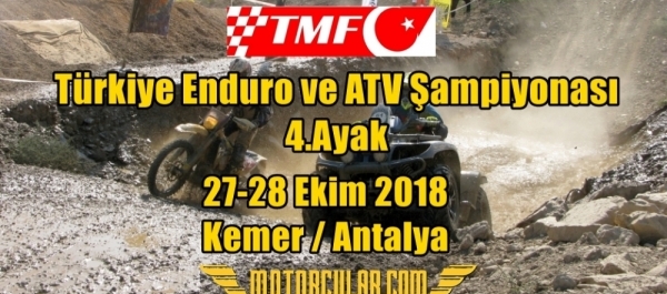 Türkiye Enduro ve ATV Şampiyonası 2018 4.Ayak