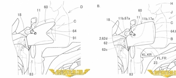 Yamaha'nın Airbag Patenti